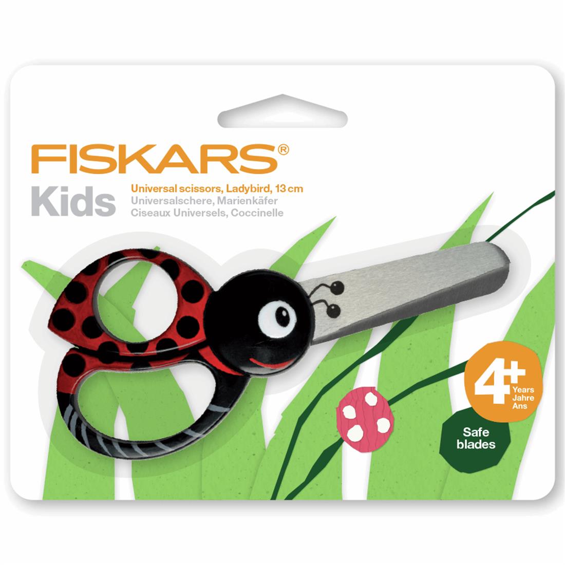 Fiskars Kids Ladybird Scissors 13cm.