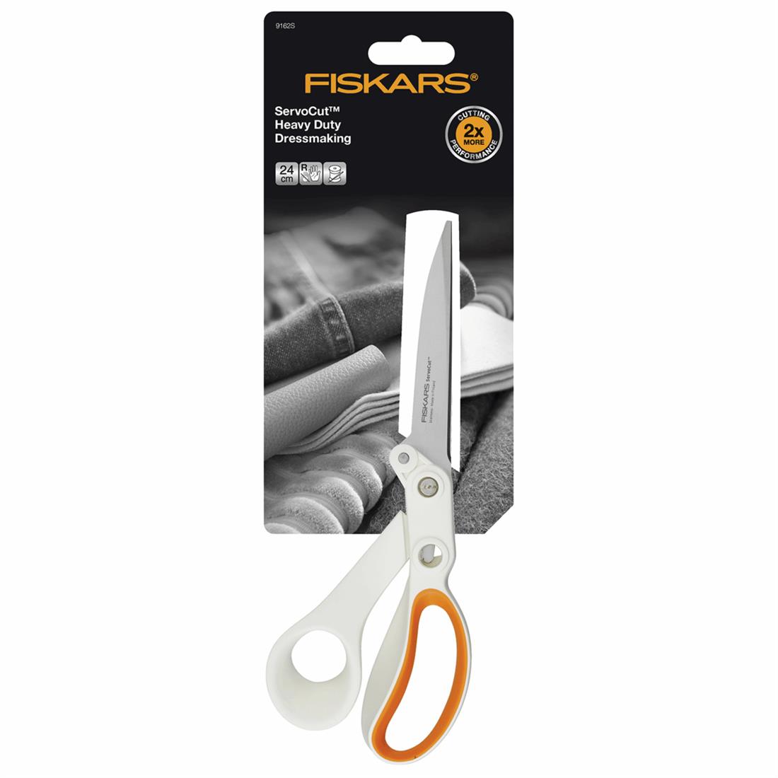 Fiskars Servocut Heavy Duty High Performance Scissors. 24cm