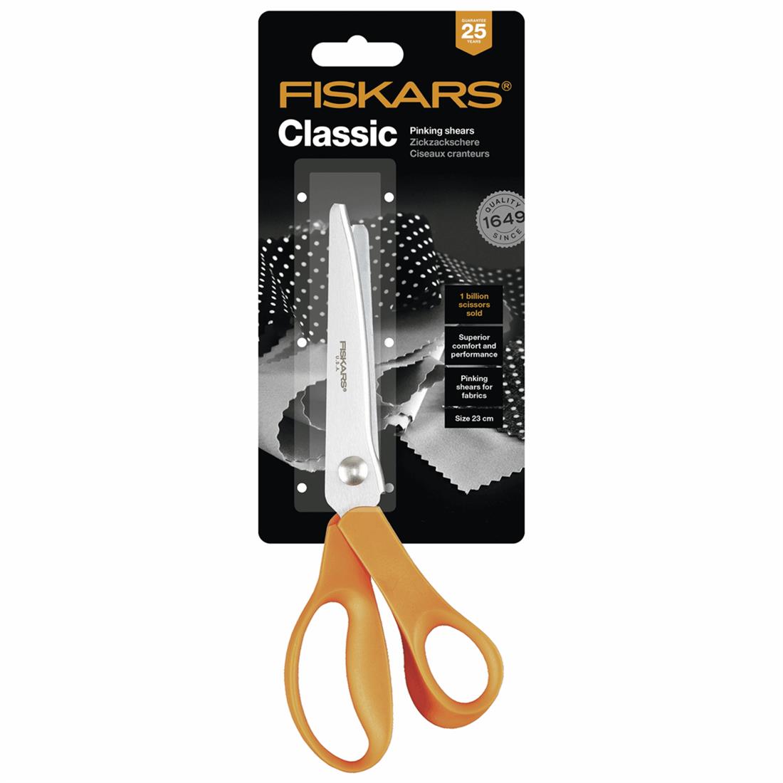 Fiskars 9 Inch Pinking Shears.