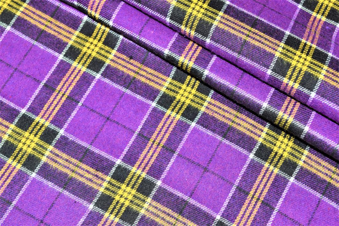 Purple Classic Yarn-Dyed Tartan