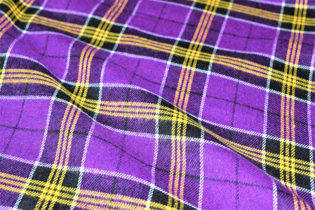 Purple Classic Yarn-Dyed Tartan