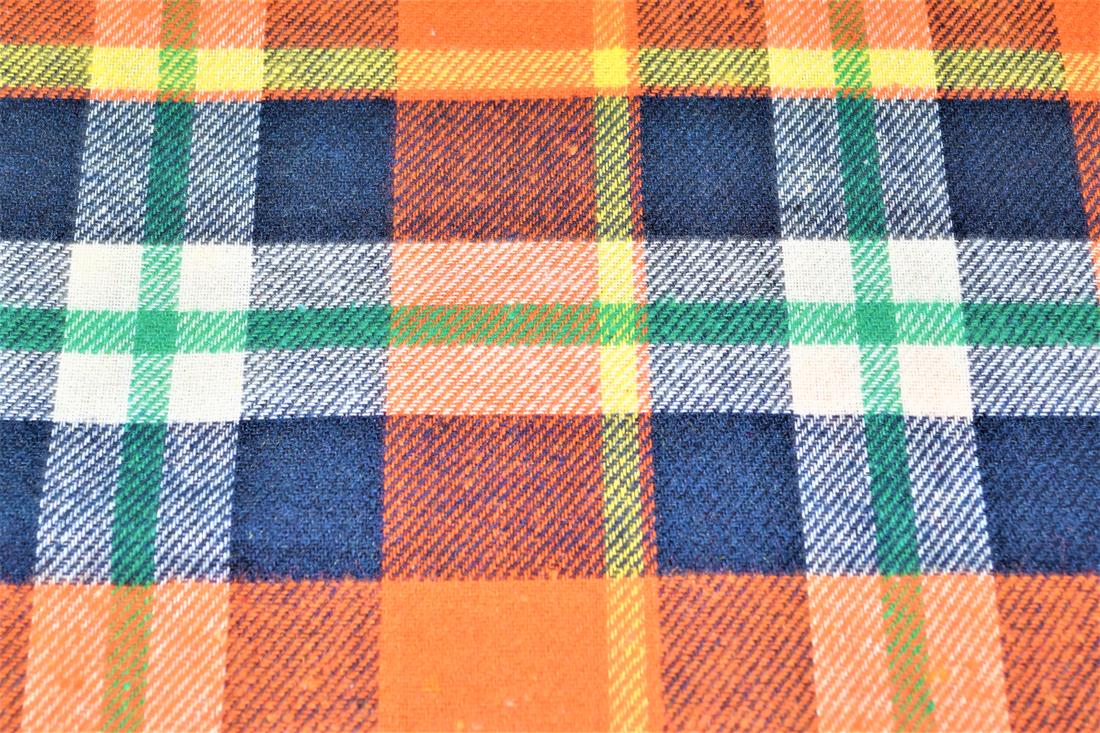 Orange & Blue Tartans