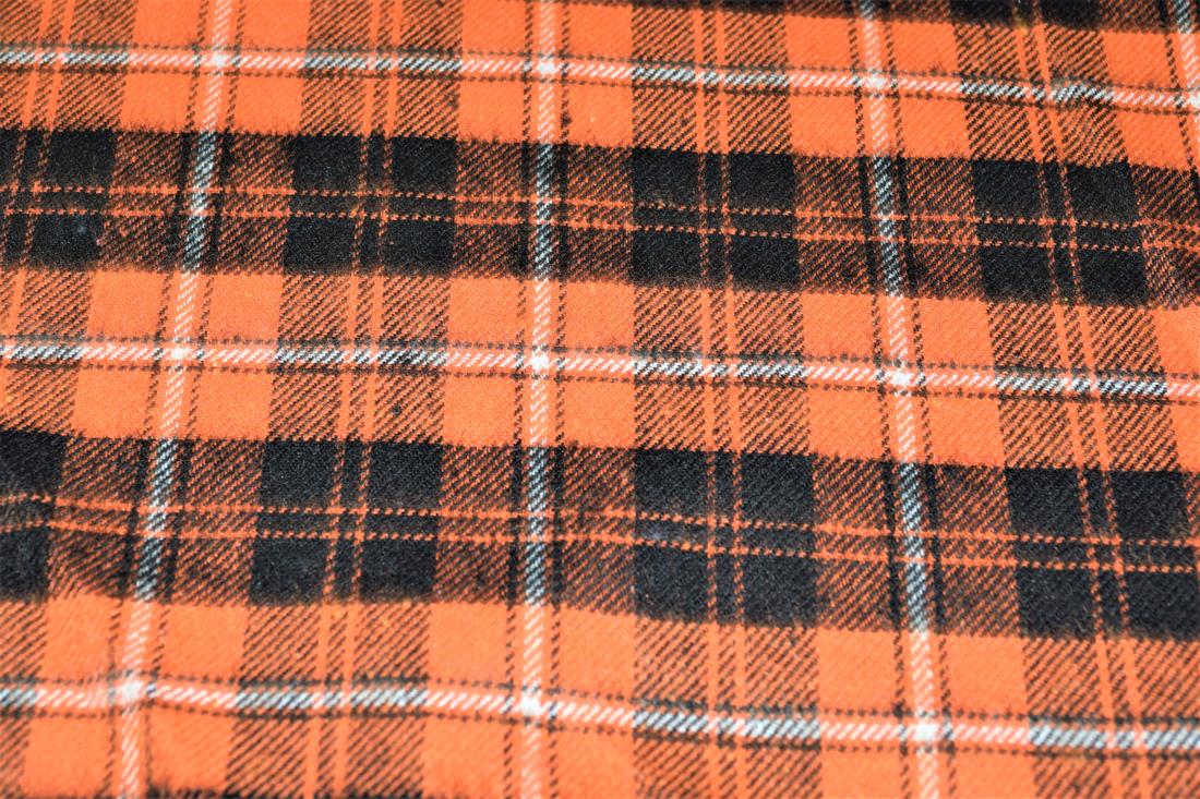 Orange & Black Tartans