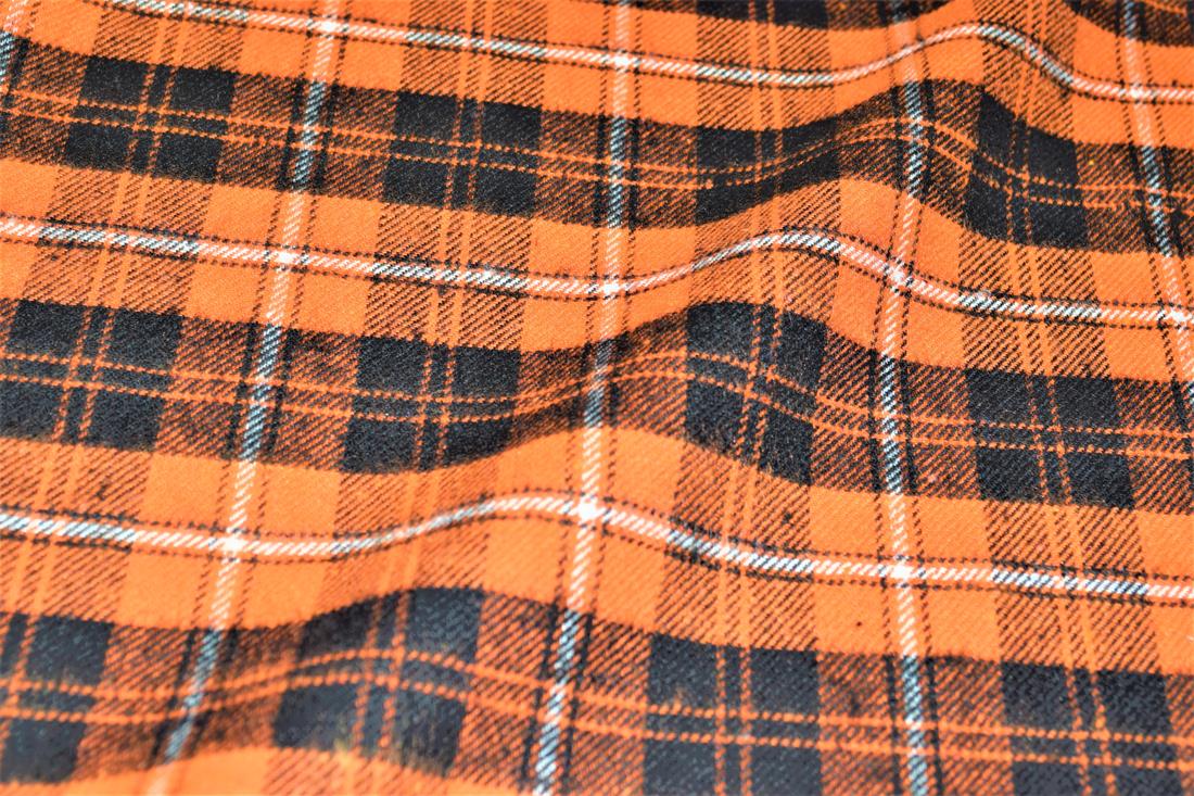 Orange & Black Tartans