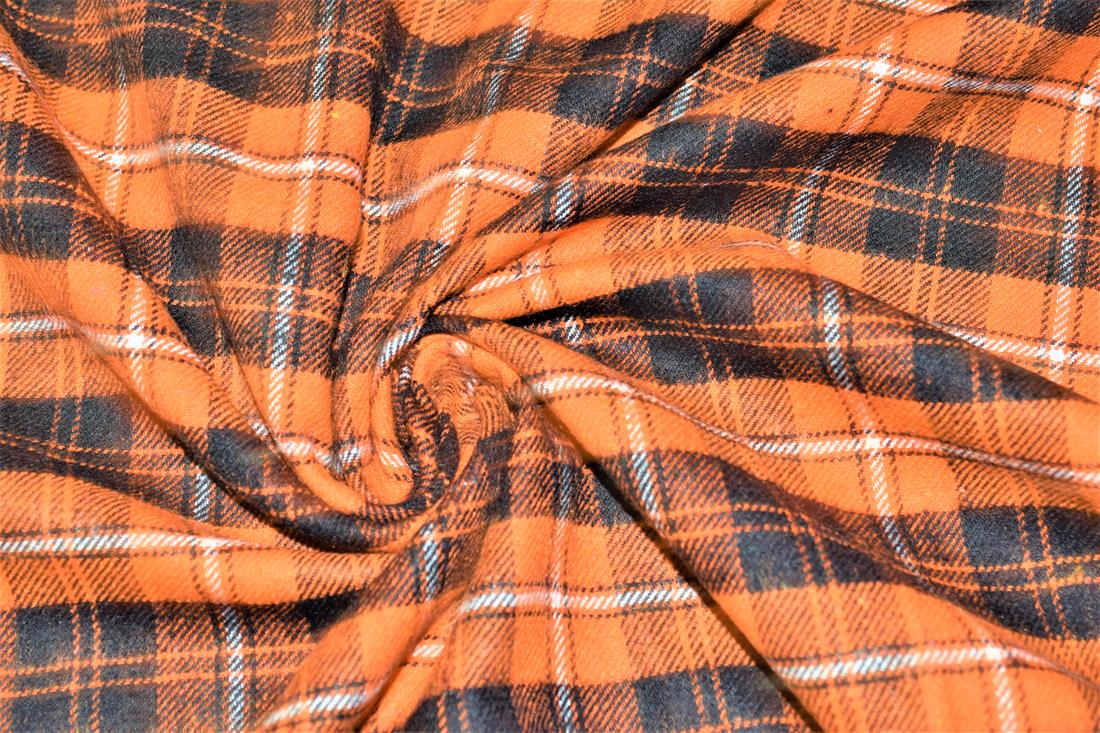 Orange & Black Tartans