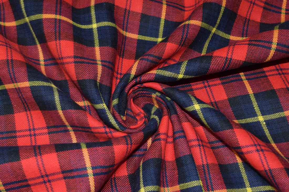 Red Classic Yarn-Dyed Tartan