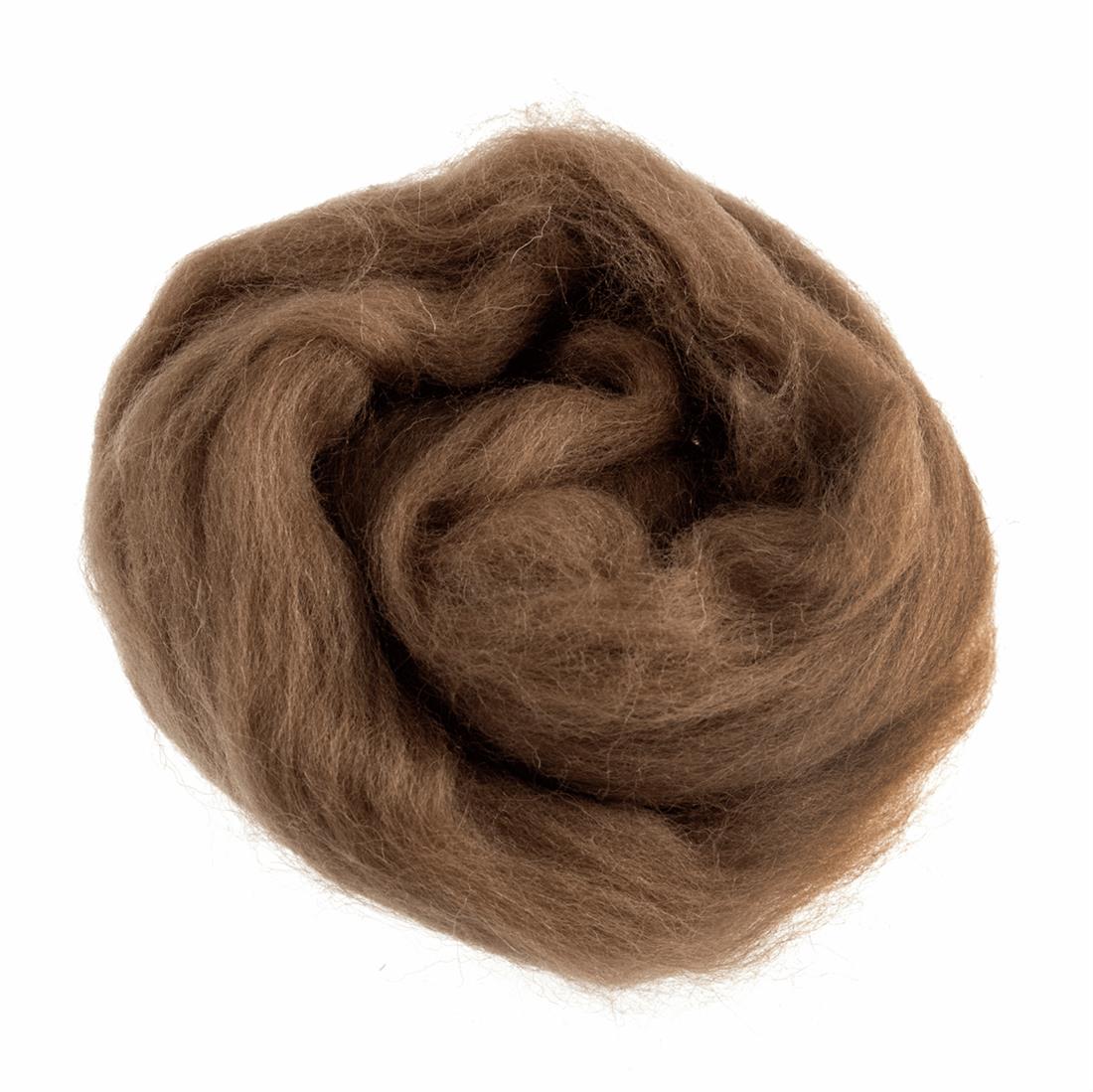 Café Au Lait 10g Trimits Natural Wool Roving (Café Au Lait)