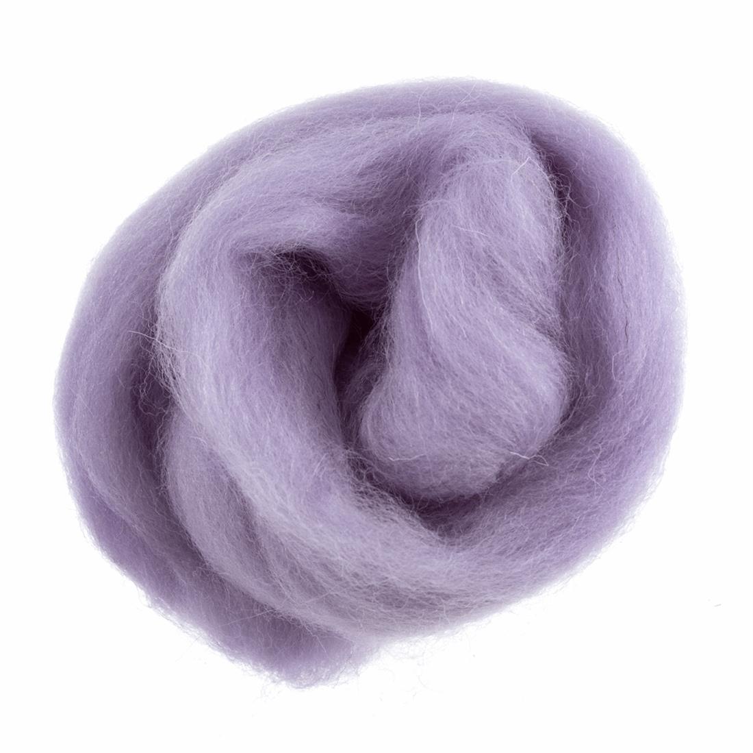 Lilac 10g Trimits Natural Wool Roving (Lilac)