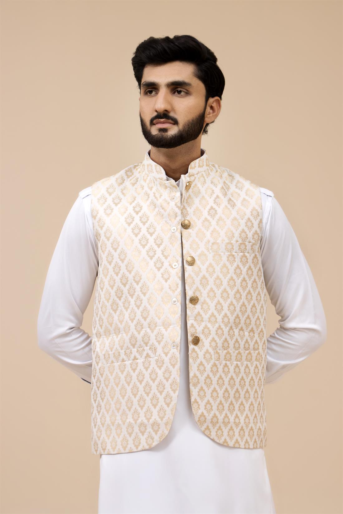 Ivory Mens Waistcoat