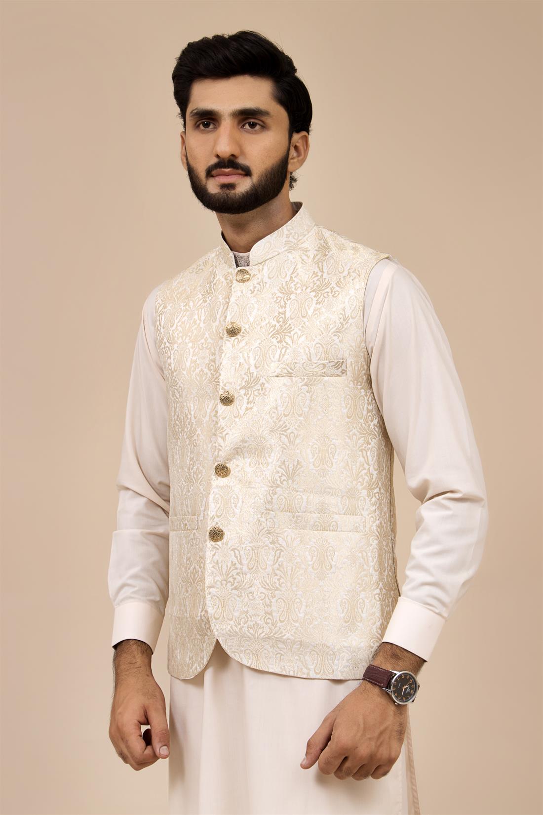 Ivory Mens Waistcoat