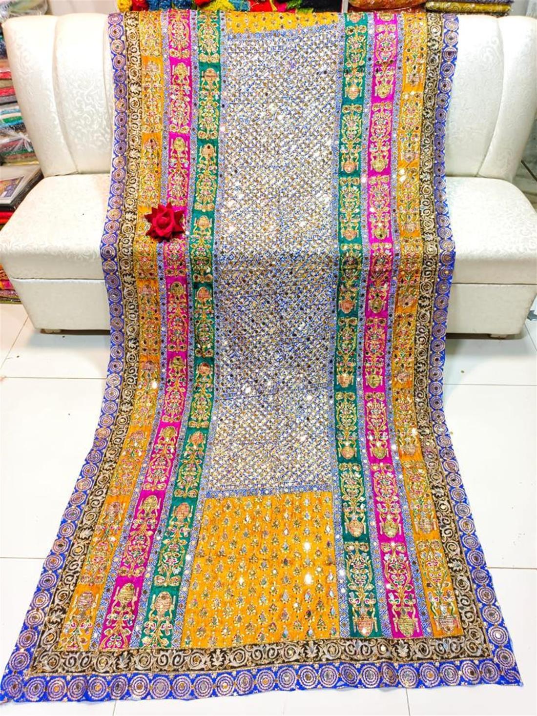Multicolour Coloured Dupatta