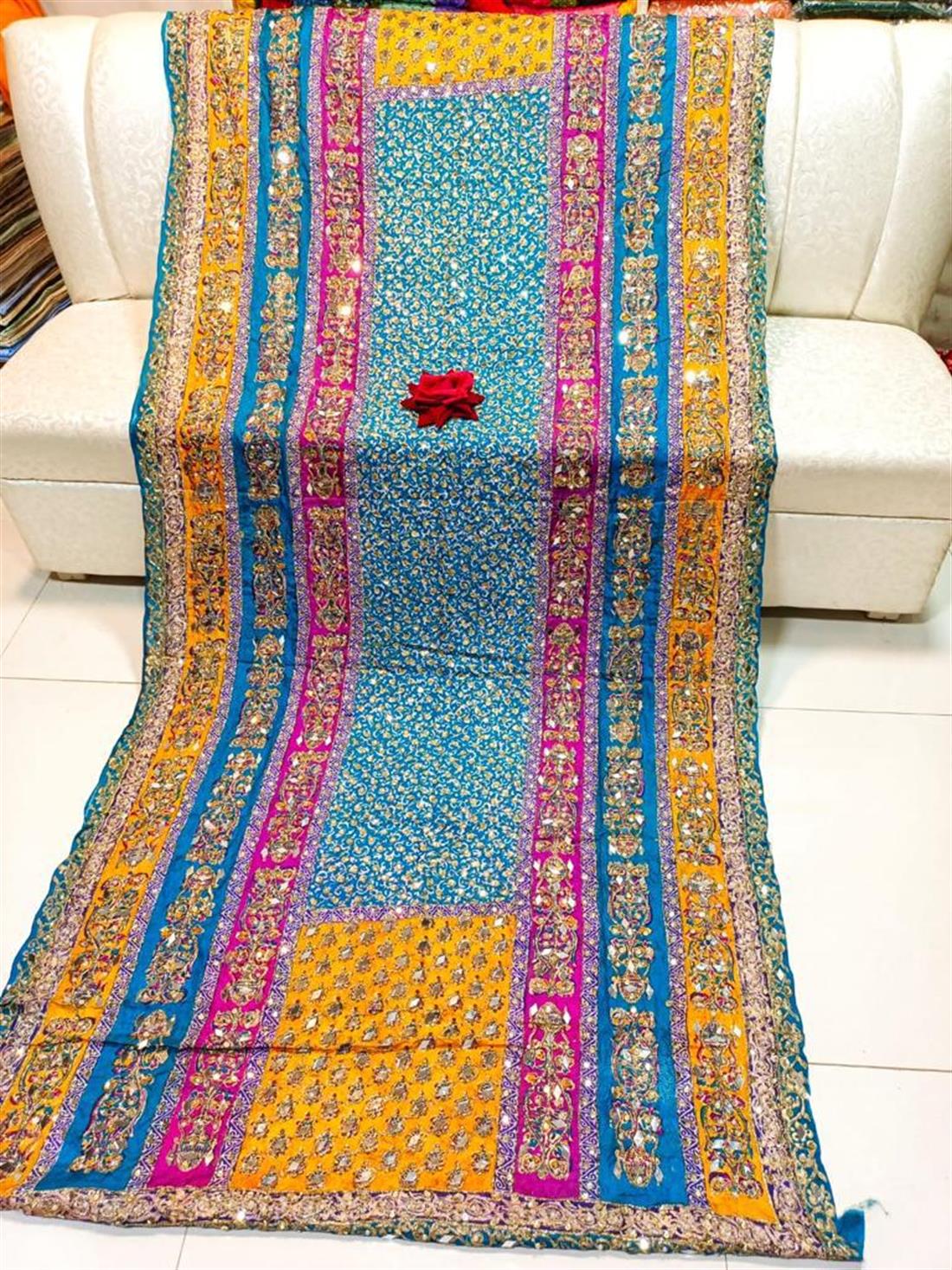 Multicolour Coloured Dupatta