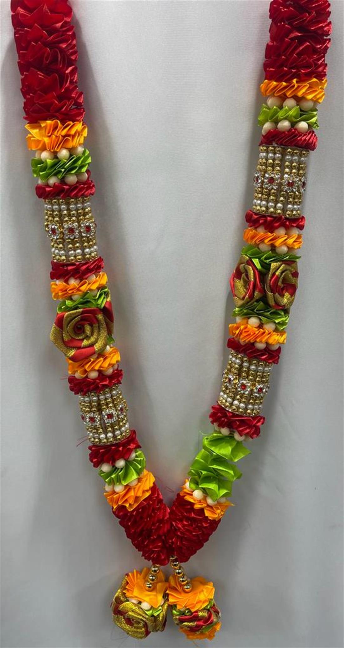 RED & Gold Wedding Mala
