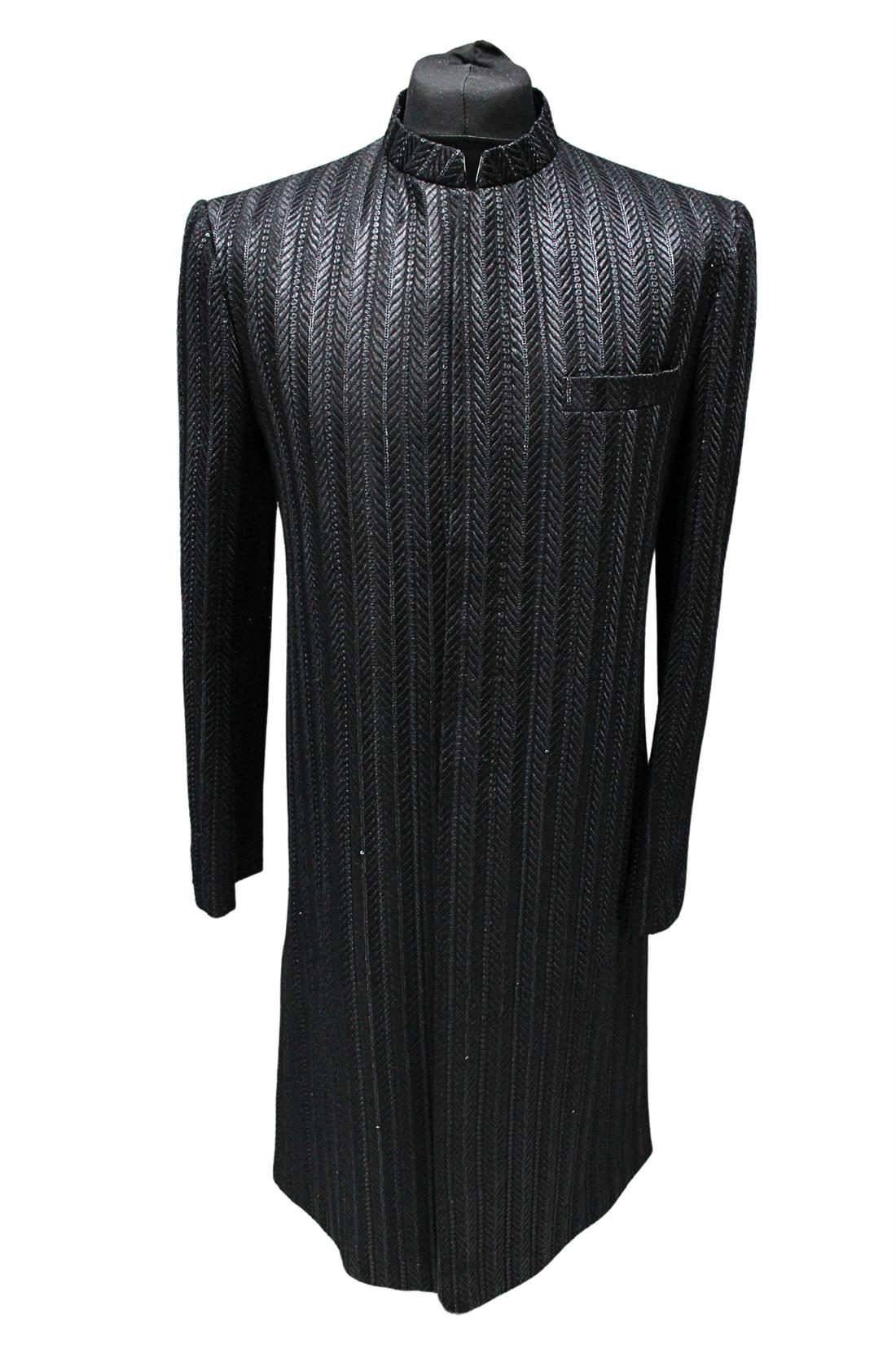 Black Mens Sherwani