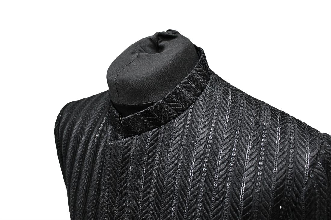 Black Mens Sherwani