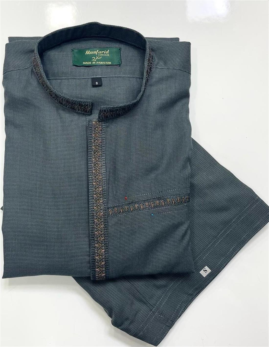 Light Green Mens Salwar Kameez