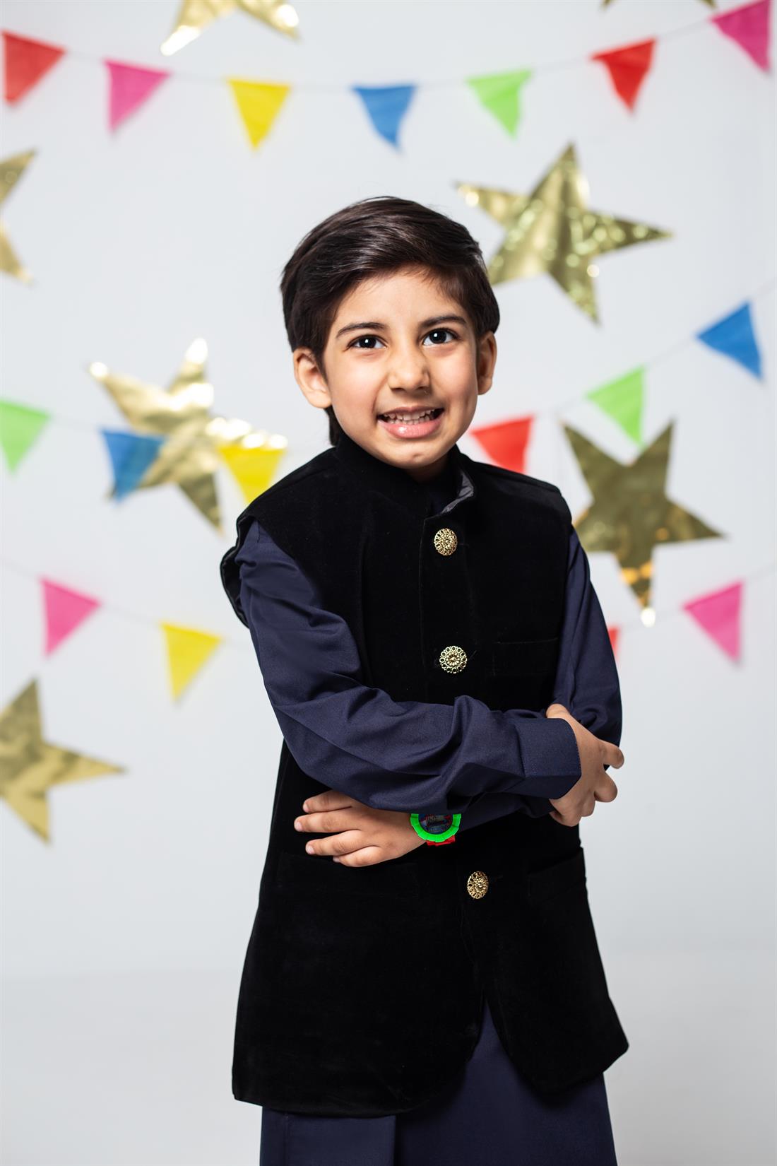 Black Boys Waistcoat