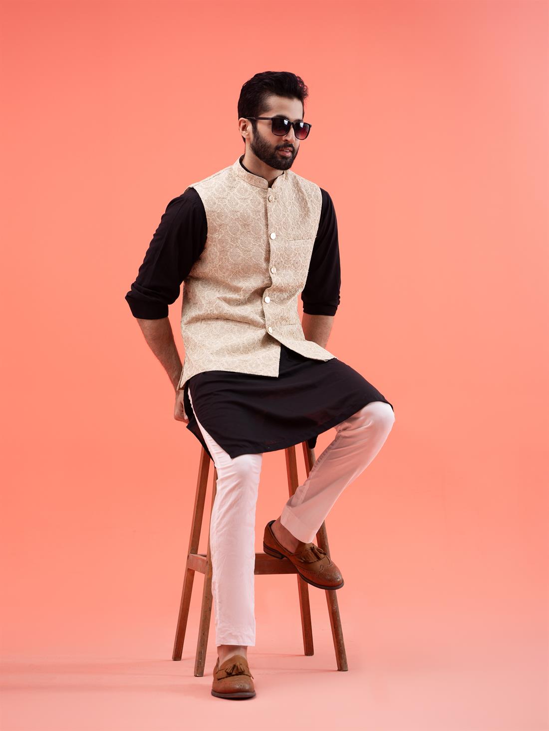 Gold Mens Waistcoat