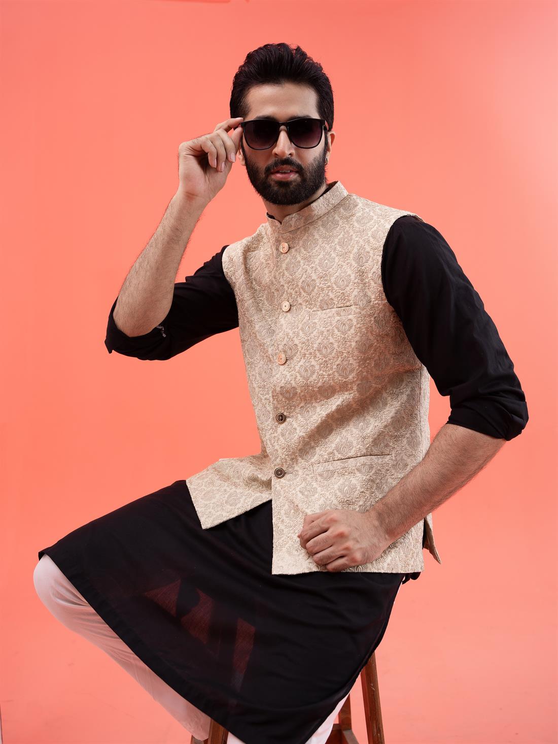 Gold Mens Waistcoat
