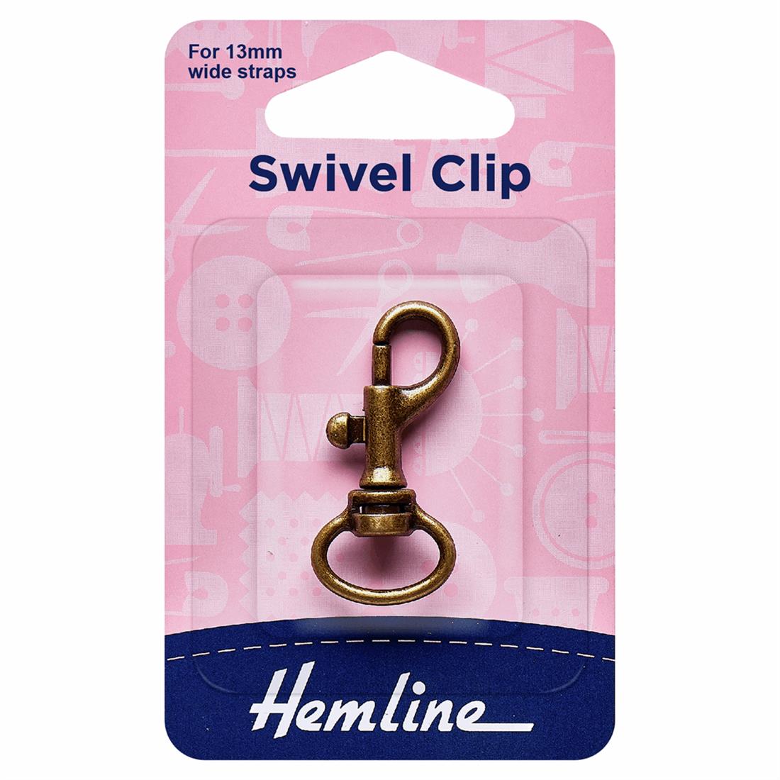 Bronze 13mm Swivel Clip