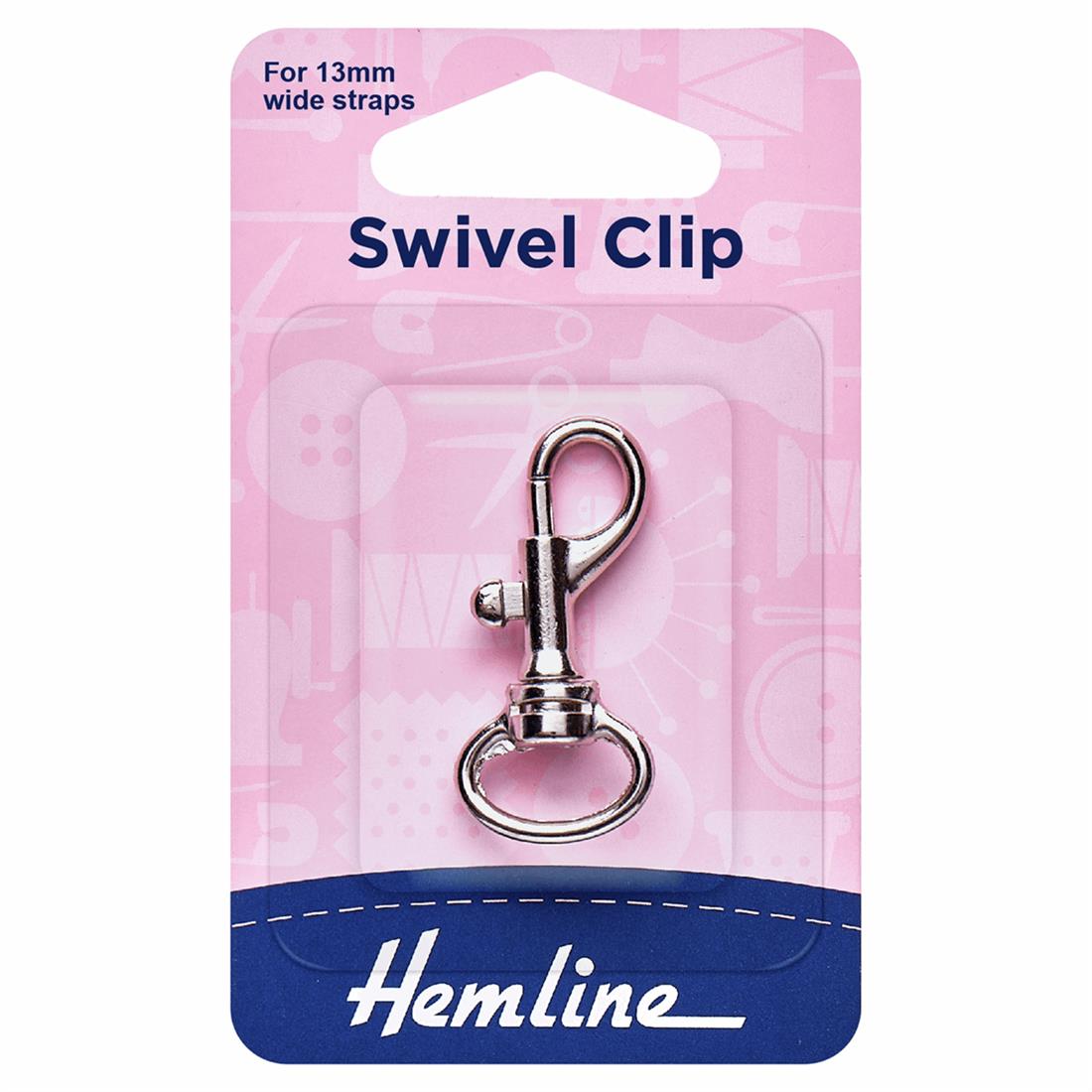 Nickel 13mm Swivel Clip