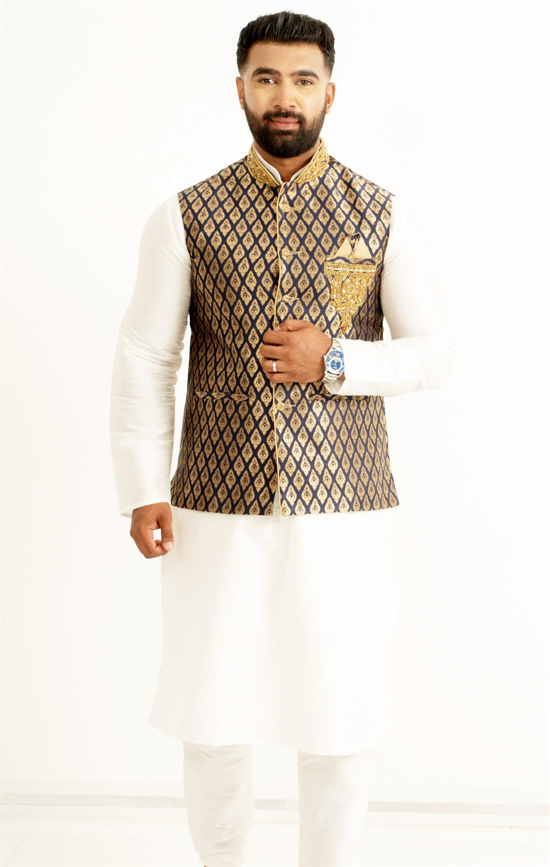Navy Mens Waistcoat