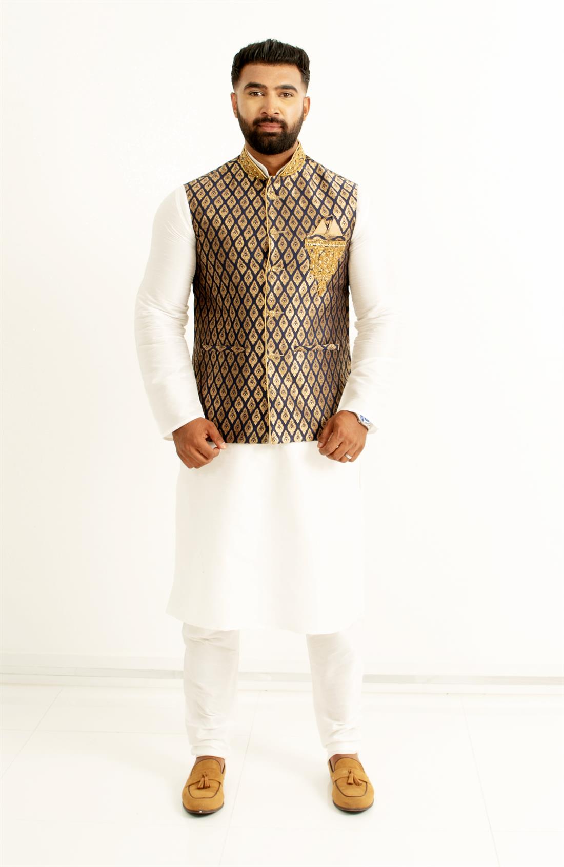 Navy Mens Waistcoat