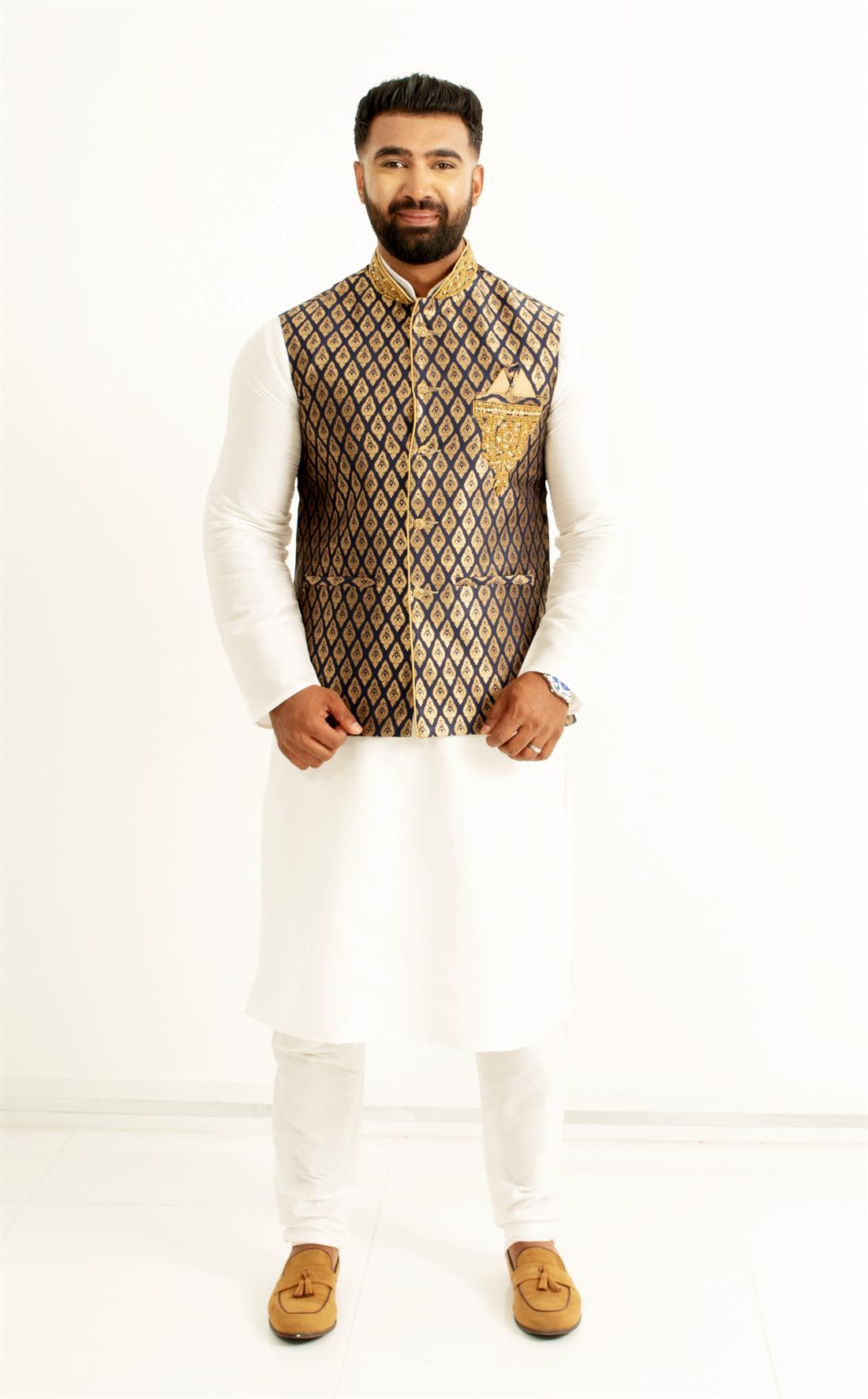 Navy Mens Waistcoat
