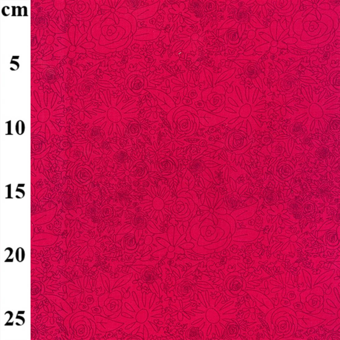 Fuschia Printed Cotton Fabrics