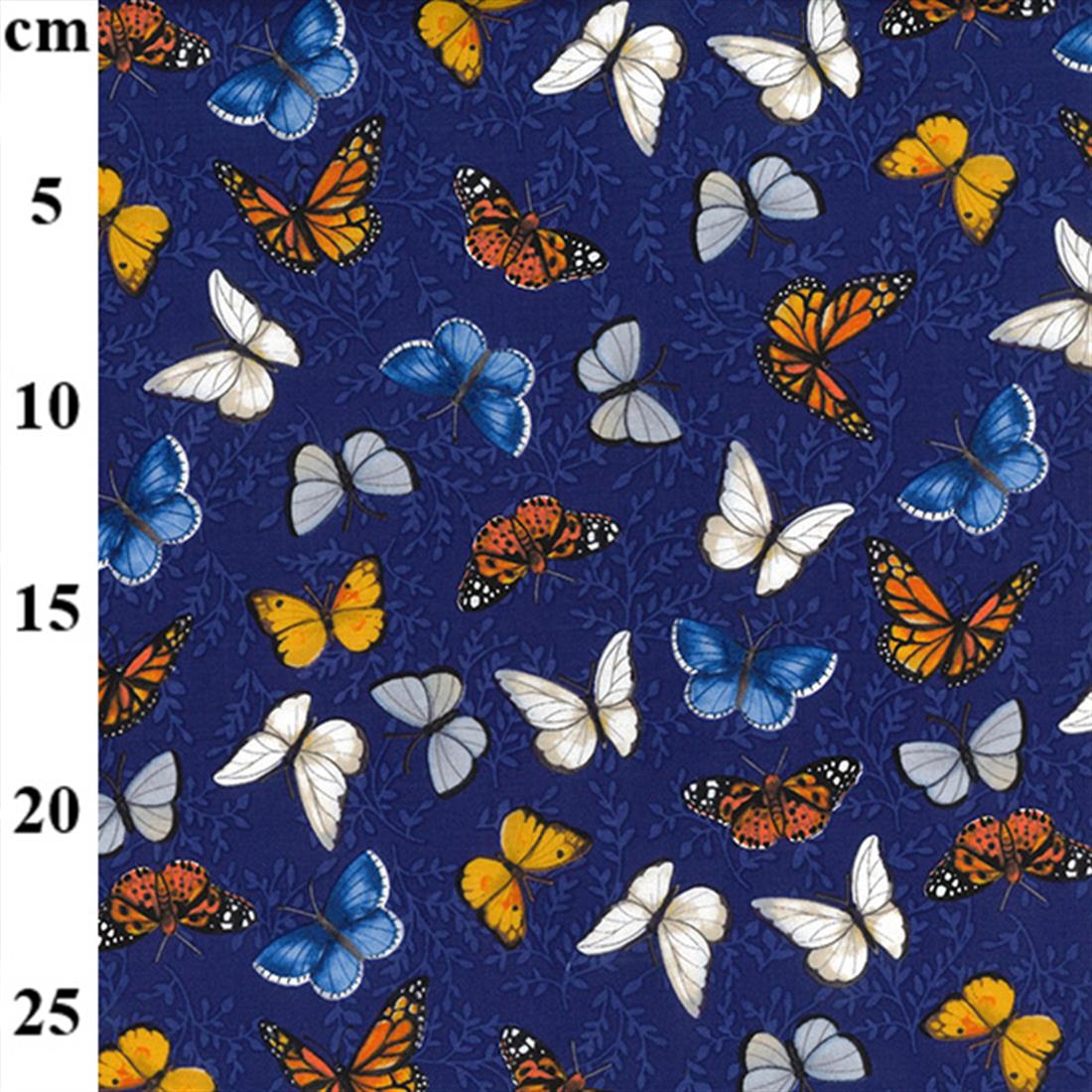 Blue Printed Cotton Fabrics