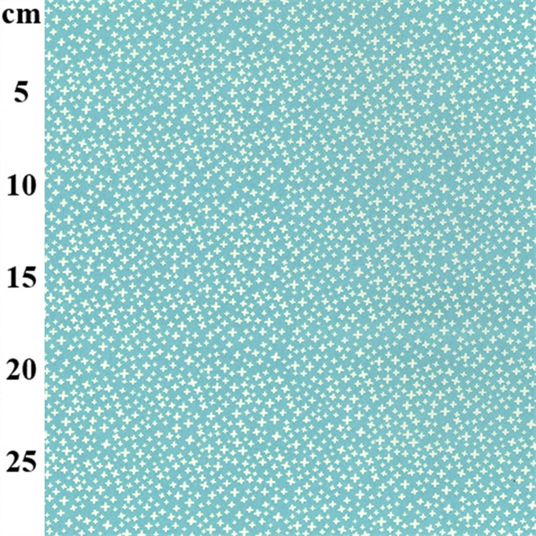 Aqua Printed Cotton Fabrics