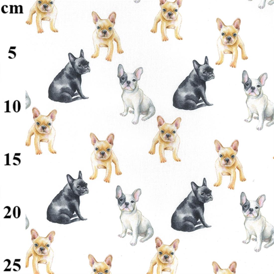 White Printed Cotton Fabrics