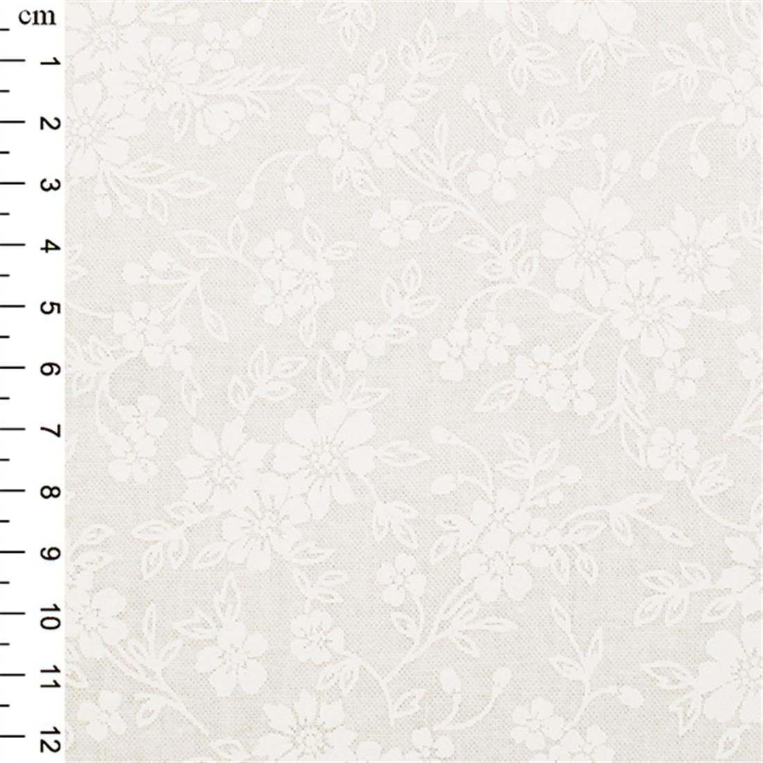 White Printed Cotton Fabrics