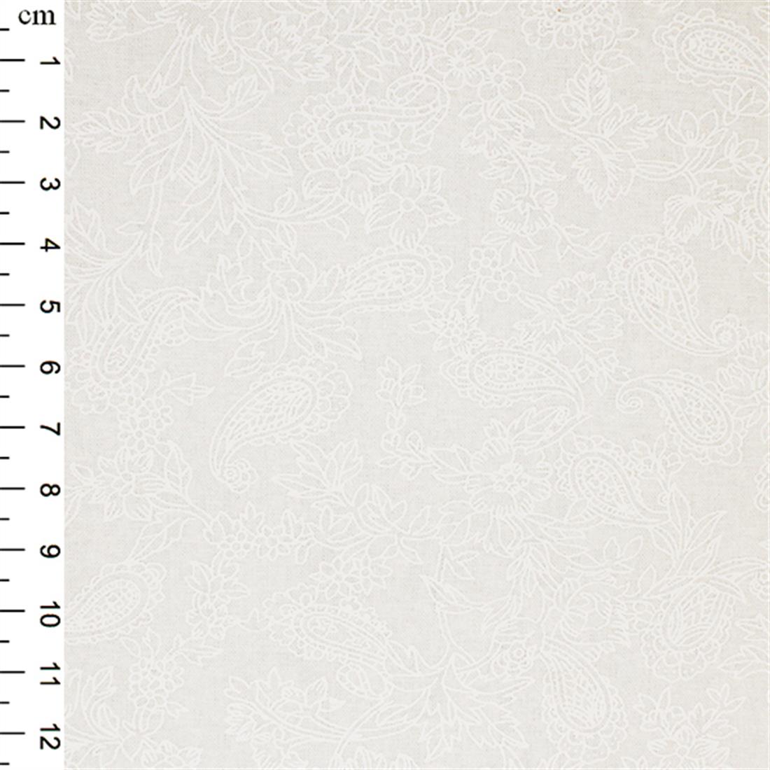White Printed Cotton Fabrics