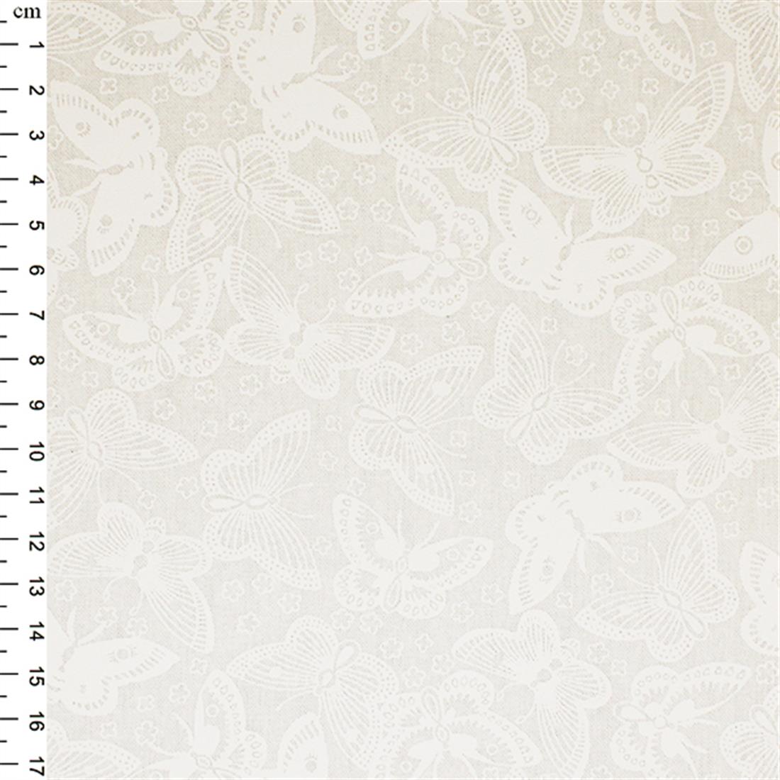 White Printed Cotton Fabrics