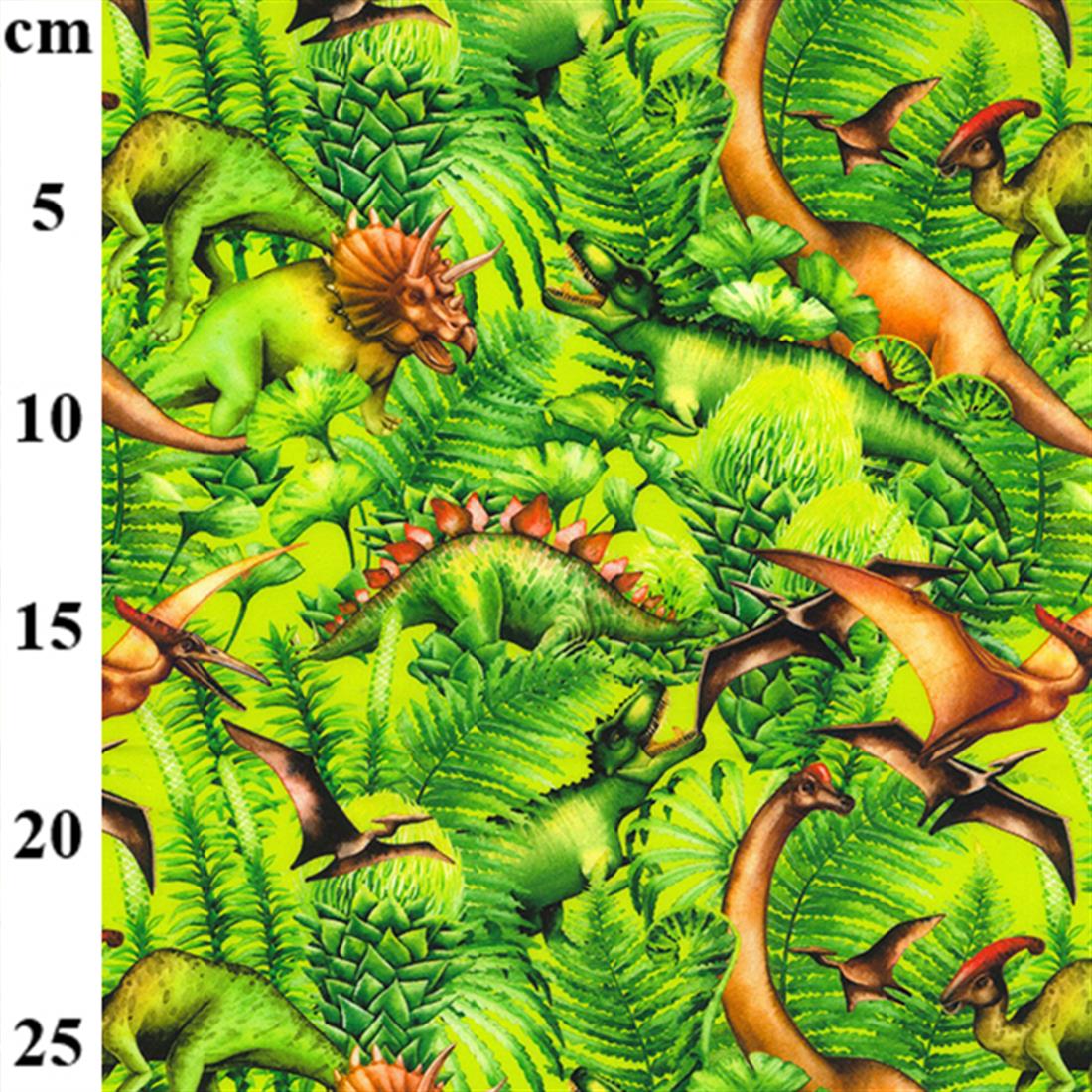 Green Printed Cotton Fabrics