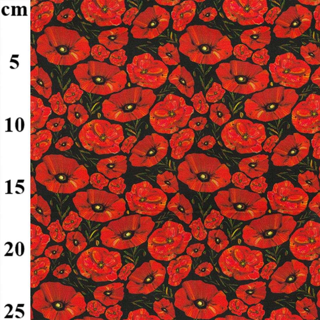 Black Printed Cotton Fabrics