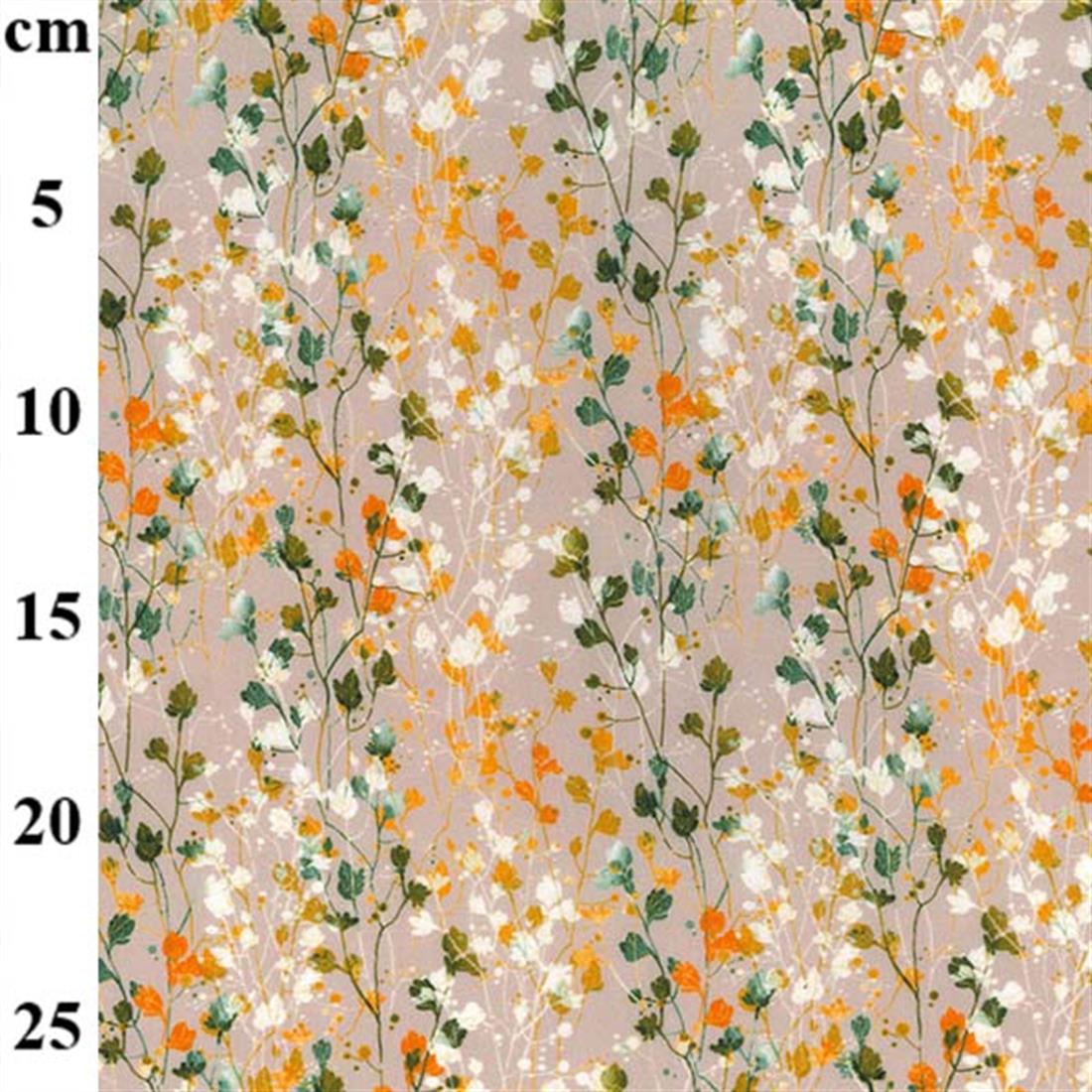 Taupe Digital Printed Viscose