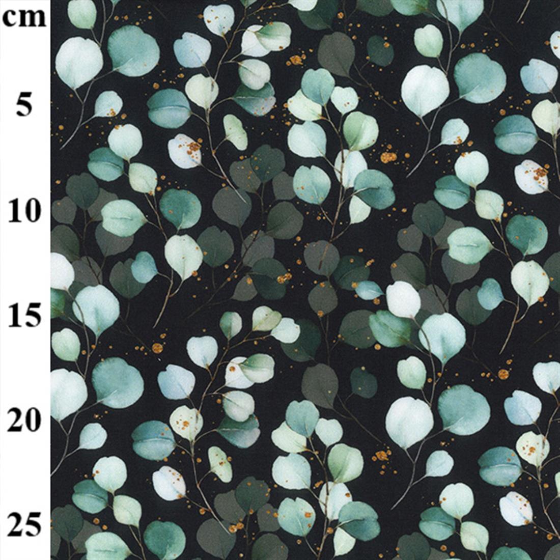Black Digital Printed Viscose