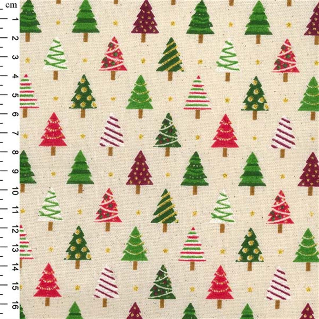 Printed Cotton Christmas Fabric