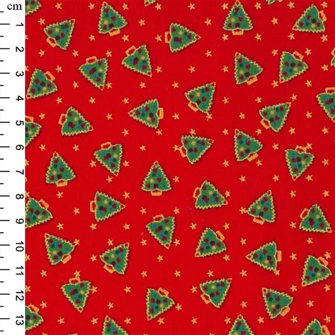Red Printed Cotton Fabrics