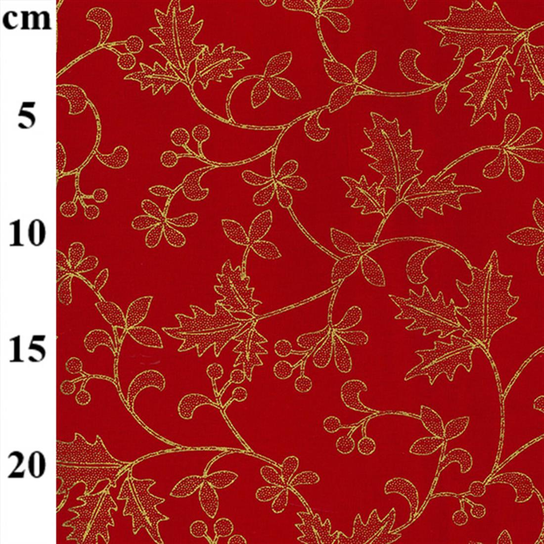 Red Printed Cotton Fabrics