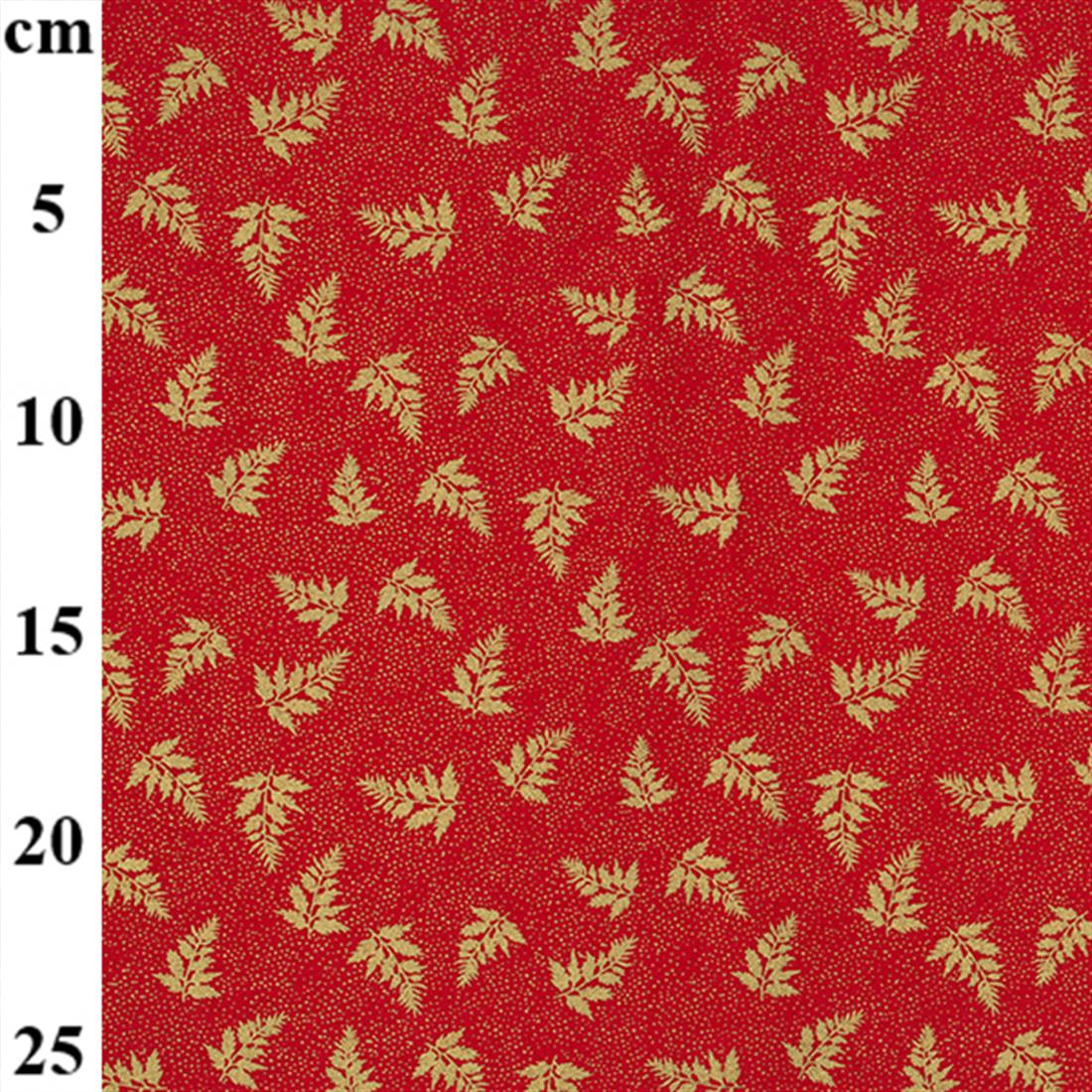 Red Printed Cotton Christmas