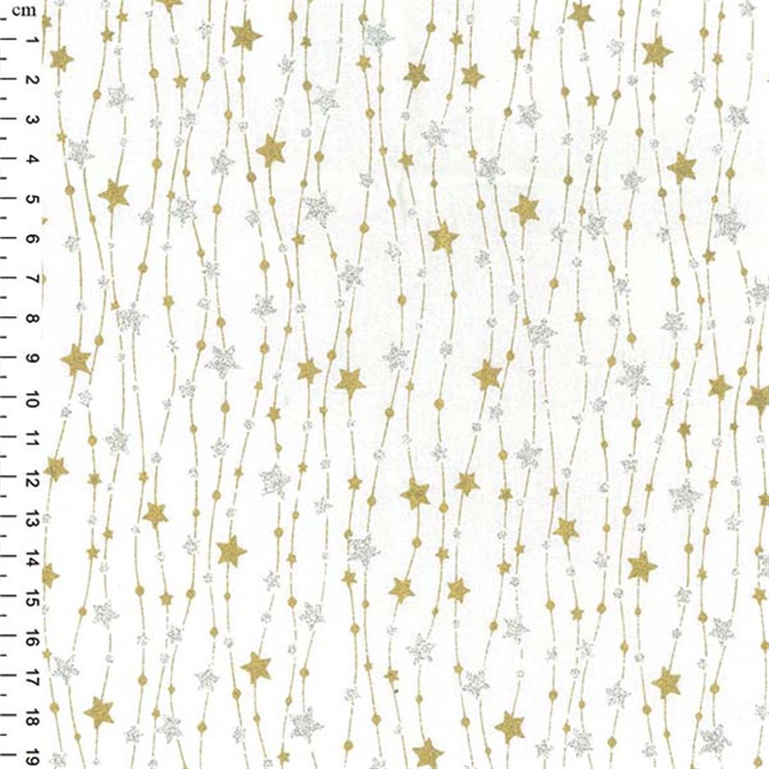 White Printed Cotton Fabrics