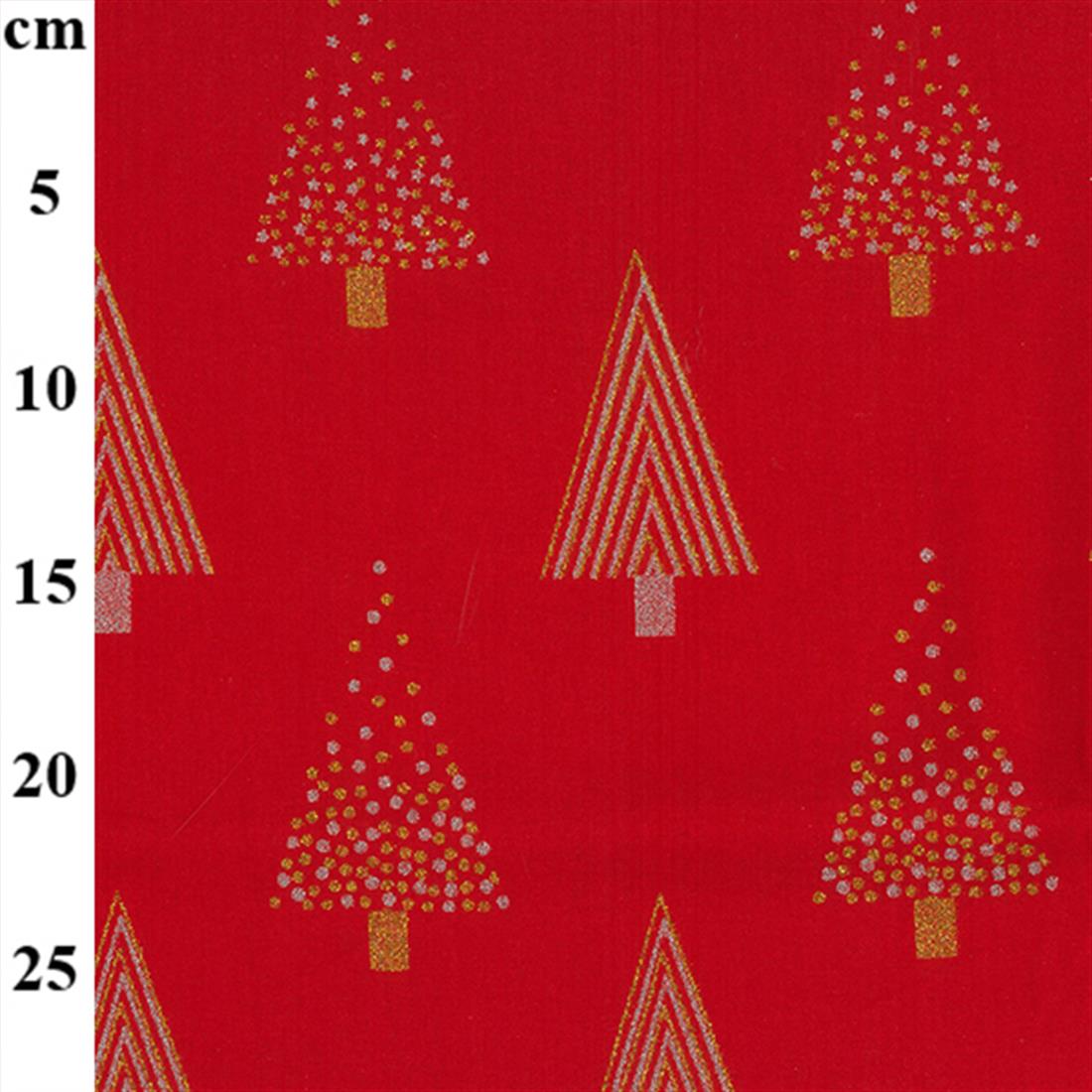 Red Printed Cotton Fabrics