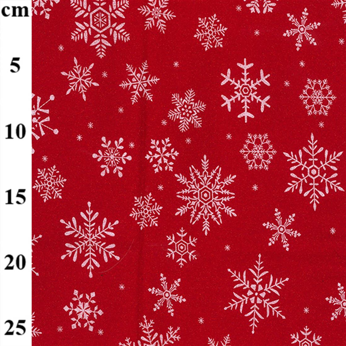 Red Printed Cotton Fabrics