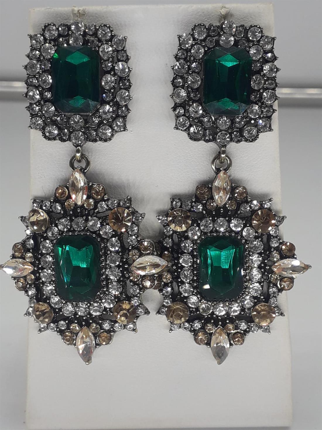 Emerald Green Earrings