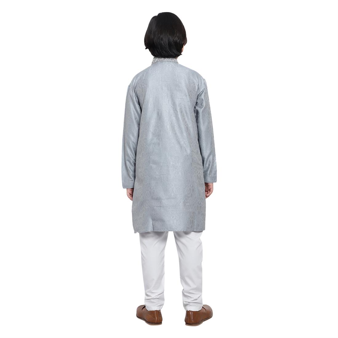 Grey Boys Kurta Pajama
