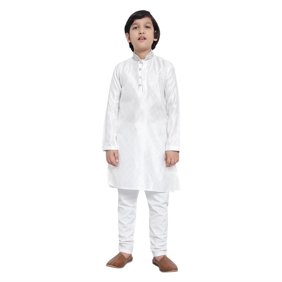 White Boys Kurta Pajama