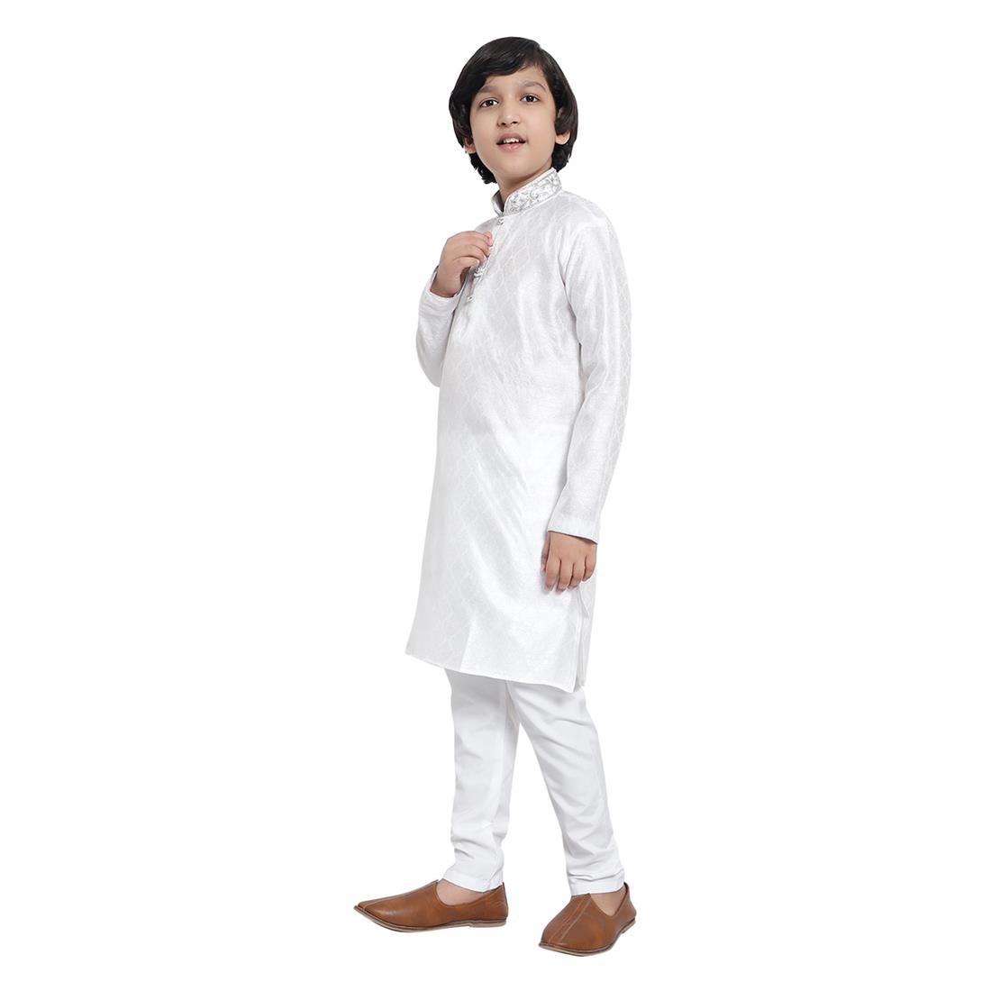 White Boys Kurta Pajama